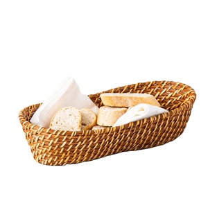 Premium Quality Customized Size Bread <b>Basket</b> Elegant <b>Jute</b> Home Kitchen Bakery Tools Molds Rectangle High Quality Rattan for - Product Image 6