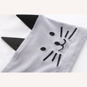 Wholesale White <b>T</b>-shirts Custom logo Sleeve <b>Cat</b> Style Plain <b>T</b>-shirts 100%cotton Sublimation Blank <b>T</b>-shirt - Product Image 6