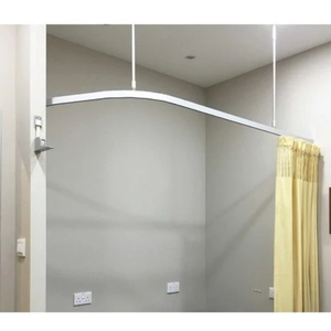 Rails de rideaux en aluminium sur mesure pour usage médical et clinique - Product Image 1