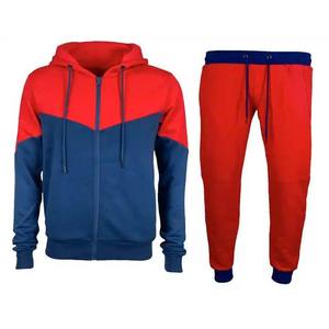 Survêtements de sport deux pièces à capuche à manches longues, en coton écologique léger, avec fermeture éclair, pour l'hiver, disponibles en différentes couleurs - Product Image 3