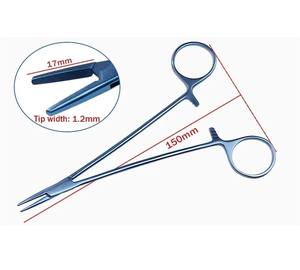 ที่จับเข็มผ่าตัดแบบแมนนวล ไทเทเนียม สำหรับศัลยกรรมกระดูก 4 แบบ พร้อมเข็มหนีบ - Product Image 6