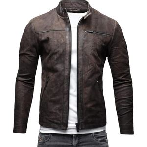 Conçue pour les motards qui attachent de l'importance à la qualité, cette veste de motard en cuir d'agneau véritable allie un design robuste et un confort luxueux. - Product Image 6