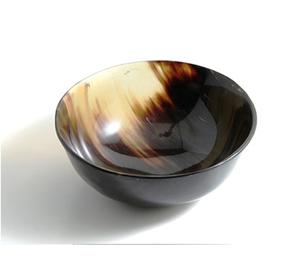 Cuerno de búfalo natural Rústico Moderno Oval Formas redondas Cuerno Plato de afeitar Hecho a mano - Product Image 6