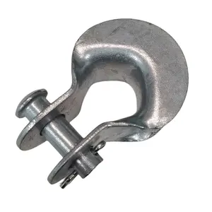 Galvanized Professional Manufacture Power Line hardware TC Thimble Clevis For Preformed Guy Grip