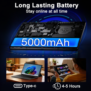 Portátil GetMi E140W con Teclado Desmontable Personalizado de Fábrica, Intel N100 para Oficina Móvil y Uso en Modo Tableta - Product Image 2