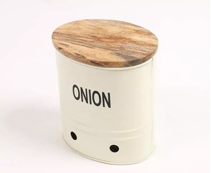 มือทำที่มีคุณภาพสูงขายโลหะกระป๋องที่กำหนดเองการจัดเก็บข้อมูลครัวการใช้งานกระป๋องสง่างามสำหรับบ้านโรงแรมการใช้งานใน Moq ต่ำ - Product Image 6