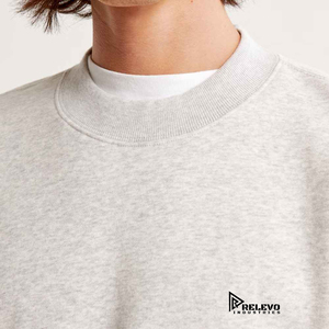 Nouvel Arrivage – Sweat à Capuche Zippé Oversize Personnalisable avec Logo, en Polaire Polyester/Coton, Confortable et Chaud, Coupe Ample à Épaules Tombantes, Idéal Automne - Product Image 4