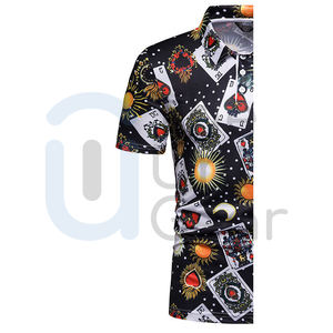 Camisas de golf informales sólidas para hombre más vendidas, camisas de negocios personalizables de LICRA/algodón de secado rápido con logotipo frontal de punto - Product Image 5