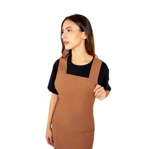 Delantal de Trabajo Odaiba Marrón de Cuero Genuino y PU, Delantal Resistente para Chef, Barbero, Carnicero, Jardinero, Soldador - Product Image 5