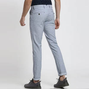 Servicio OEM Color de moda y tamaño Hombres Chinos Pantalones Cinturón Delgado Ajustable Hombres Chinos Pantalones - Product Image 3