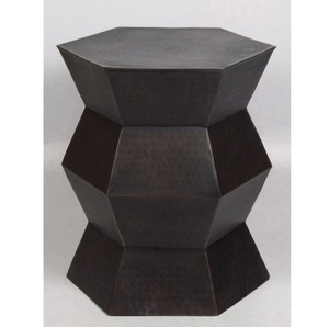 Mesa de centro redonda con recubrimiento en polvo verde para sala de estar, personalidad creativa, mesa de centro lateral con superficie de Metal - Product Image 6