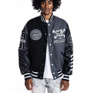 แจ็กเก็ตบอมเบอร์แจ็คเก็ตผ้าซาตินสำหรับผู้ชายและผู้หญิงเสื้อแจ็คเก็ตเบสบอลวิทยาลัยแฟชั่นใหม่ล่าสุดที่กำหนดเอง - Product Image 1