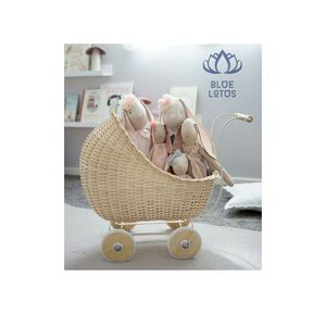 Muñeca de bebé de ratán de Material respetuoso con el medio ambiente, juguete para niños - Product Image 5