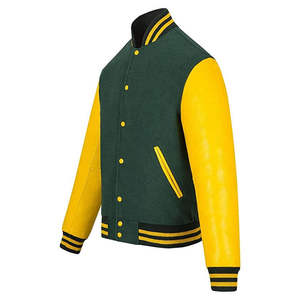 Customized Breathable Patch Baseball Bomber <b>Varsity</b> <b>Jacket</b> Hooded New Style Street Wear Men's <b>Vintage</b> <b>Varsity</b> College <b>Jacket</b> - Product Image 3