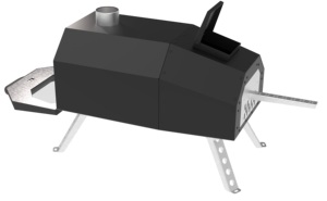 Four à granulés extérieur portable pour barbecue multifonction à pizza avec charbon pour cuisines et fêtes Steaks <span class=keywords><strong>de</strong></span> finition enduits <span class=keywords><strong>de</strong></span> poudre - Product Image 2