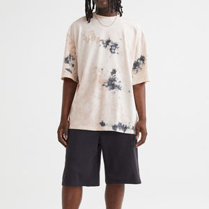T-shirt personnalisé à épaules tombantes en coton épais 100 %, tissu toile respirant à séchage rapide, coupe classique, style streetwear 2024 - Product Image 3