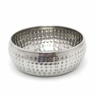 Tazón para Servir de Metal Ecológico con Acabado Dorado y Plateado, Tazón para Mezclar Ensaladas de Restaurante, Tazón para Servir Ensaladas, Arroz y Cereales de Cocina