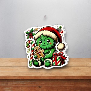 Plaques à cils professionnelles en acrylique magnétique pour extensions de cils, forme rectangulaire, motif Grinch de Noël, marque privée, durables - Product Image 3