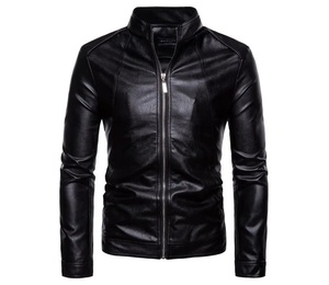 Best Selling Men's <b>Leather</b> <b>Jacket</b> High Quality with <b>Long</b> Sleeves Stylish Design - Product Image 2