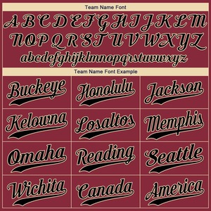 Custom Crimson Black-City Camiseta de béisbol auténtica personalizada - Product Image 5