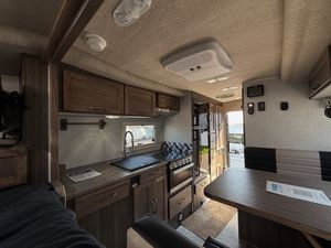 Forest River Sunseeker Motorhome Gray Aluminum 6 Person Travel Trailer Modern Design with Slide-Out Kitchen for <b>Mobile</b> Travel - Product Image 2