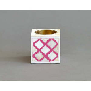 Quemador de incienso árabe cuadrado tradicional, soporte Bakhoor con incrustaciones de hueso para uso en interiores, difusor de aromaterapia, regalo de Ramadán - Product Image 3