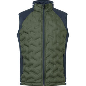 Haute couture hommes formel hiver gilet personnalisé extérieur col en v Bodywarmer avec hybride rembourré sans manches conception à séchage rapide - Product Image 6