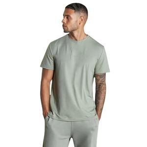 Top vente hommes T-Shirt décontracté été mode t-shirts chemises vêtements de sport Muscle Fit col rond T-shirt pour hommes 100% coton Streetwear - Product Image 3