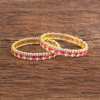 Brazalete de diamantes americano clásico hecho a mano con chapado en oro Cz joyería mayoristas en India