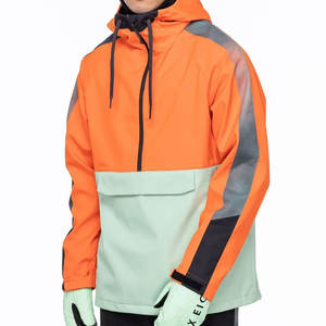 Nueva llegada de la calidad superior de los hombres Anorak Chaqueta ligera a prueba de viento de esquí de lluvia chaqueta cortavientos para los hombres - Product Image 1