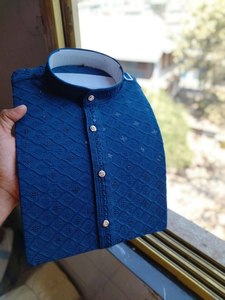 Pijama de fiesta para hombres con estilo Kurta por exportador mayorista Fabzone - Product Image 2