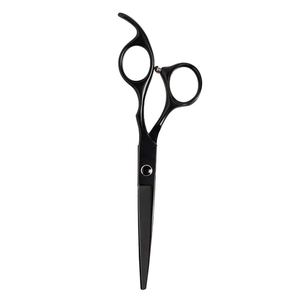 Noir Super élégant rasoir poignée sur mesure ciseaux finition ciseaux barbier meilleure coupe de cheveux de barbier pour ciseaux de barbier - Product Image 2