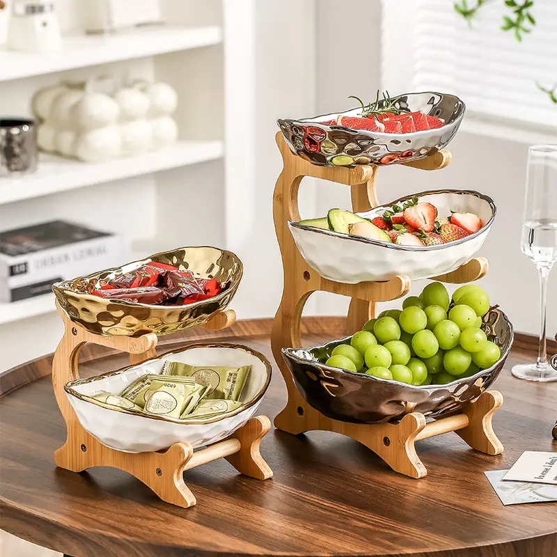 パーティーやレストラン用の新しいスタイルのフルーツ/サンクプレートセラミック装飾食器ディナーセット