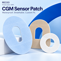 Patch adhésif imperméable et respirant RECOO pour capteur de surveillance continue du glucose (CGM) – Marque privée OEM