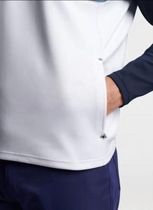 Custom Patchwork 1/4 Pullover Standing Collar Hombres 1 4 Quarter Zip Neck Pullover Sudadera - Product Image 4