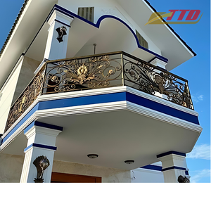 Elégant balcon en fer forgé du Vietnam fournisseur pour l'extérieur des maisons modernes et les projets artistiques de design d'intérieur de balcon - Product Image 4
