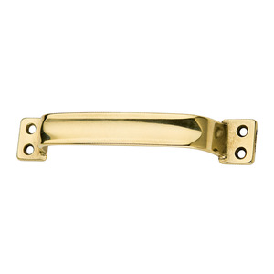 Maniglia in ottone Lustre per mobili con finiture a doghe mm. 140 - Product Image 1