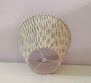 Tela a rayas de estilo Vintage, lámpara de pie con volantes, diseño de tela de algodón Ikat, decoración de precio razonable - Product Image 5