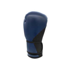 Gants d'entraînement de boxe en PU bleu, fermeture Velcro au poignet, respirants, pour adultes de 14 ans et plus, unisexe - Product Image 4
