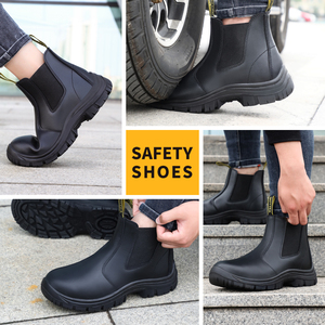 GUYISA Industrial Professional <span class=keywords><strong>S1</strong></span> Botas DE SEGURIDAD protectoras Trabajo de taller antiestático Bota de trabajo con punta de acero - Product Image 3