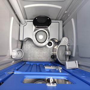 Inodoro Portátil Moderno y Ecológico para Exteriores, Baño Móvil de Plástico para Obras de Construcción y Parques, Venta al Por Mayor - Product Image 3