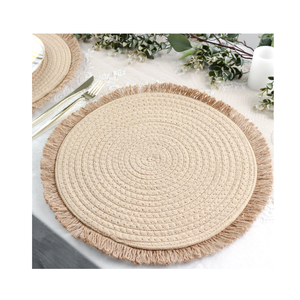 Mantel Individual de ratán Placa de cargador Mantel Individual de ratán natural único Vajilla de restaurante y ocasiones especiales Precio más bajo - Product Image 3