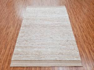 Tapis de jute en laine de style marocain fait à la main, tufté blanc naturel lavable pour l'entrée de la maison ou le couloir, tapis en laine - Product Image 5