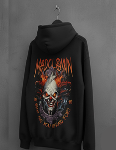 Sudadera con Capucha Extra Grande de Diseño de Payaso Loco de Primera Calidad al por Mayor (Estampado Completo en la Espalda) - Product Image 4