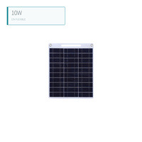 Panneau solaire flexible monocristallin 10W 15V pour la charge portable