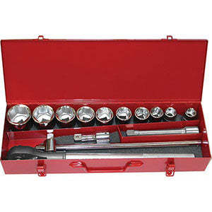 14-Piece Auto Repair <b>Tool</b> <b>Set</b> 979g Socket Wrenches - Product Image 1