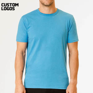 Camiseta personalizada 100% de algodón peinado, ropa, camiseta con logotipo impreso personalizado, venta al por mayor - Product Image 1