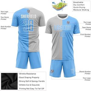 Uniforme de fútbol profesional para niños Nuevo estilo 100% Poliéster Calidad Premium Color sólido Último diseño en venta - Product Image 3