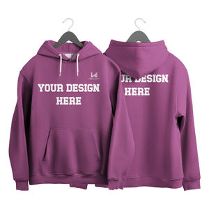 Sudadera con Capucha Personalizada con Logotipo Frontal, 100% Algodón, Tejido de Punto Sólido, Anti-Pilling, Anti-Arrugas, Secado Rápido, Transpirable, Talla Grande para Hombre - Product Image 1