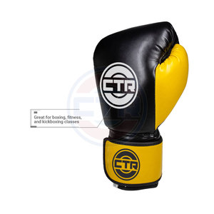 Gants de boxe professionnels en cuir PU de haute qualité avec écran tactile, couleurs et tailles personnalisables, logo sur mesure, longueur de poignet ajustable - Product Image 2